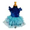 Vestido Tutu Azul Mariposa
