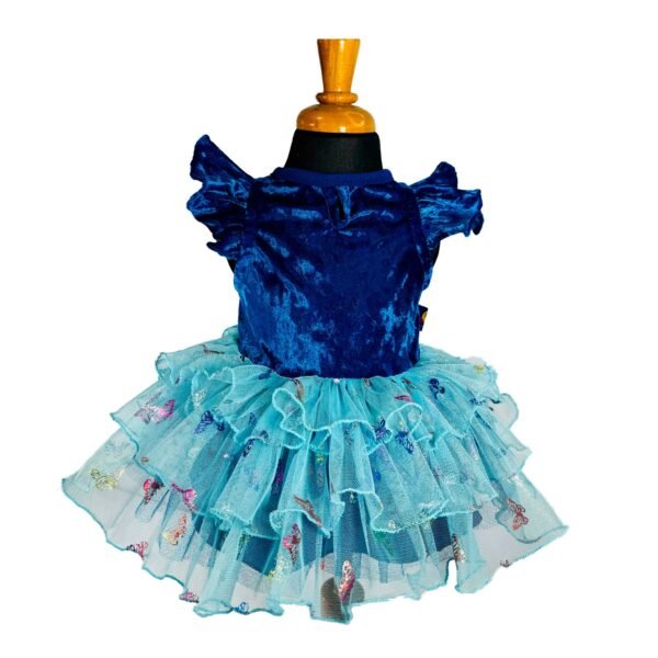Vestido Tutu Azul Mariposa